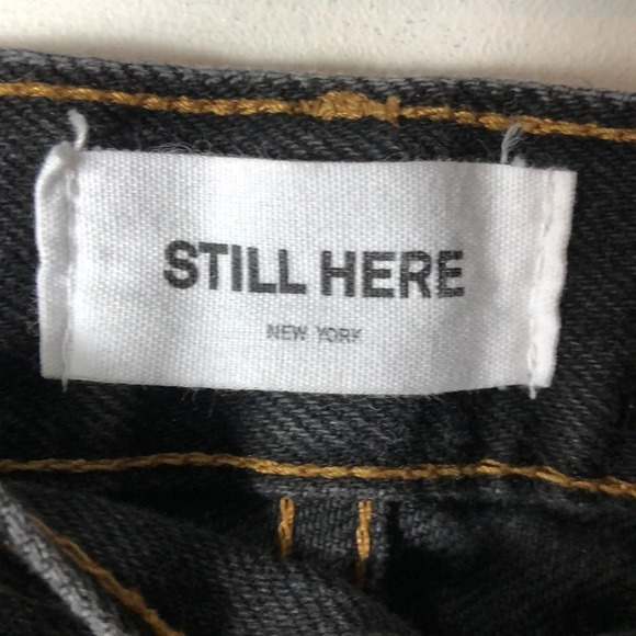 Still Here New York Worn-in Childhood in Washed Black Size 24 - Picture 3 of 9